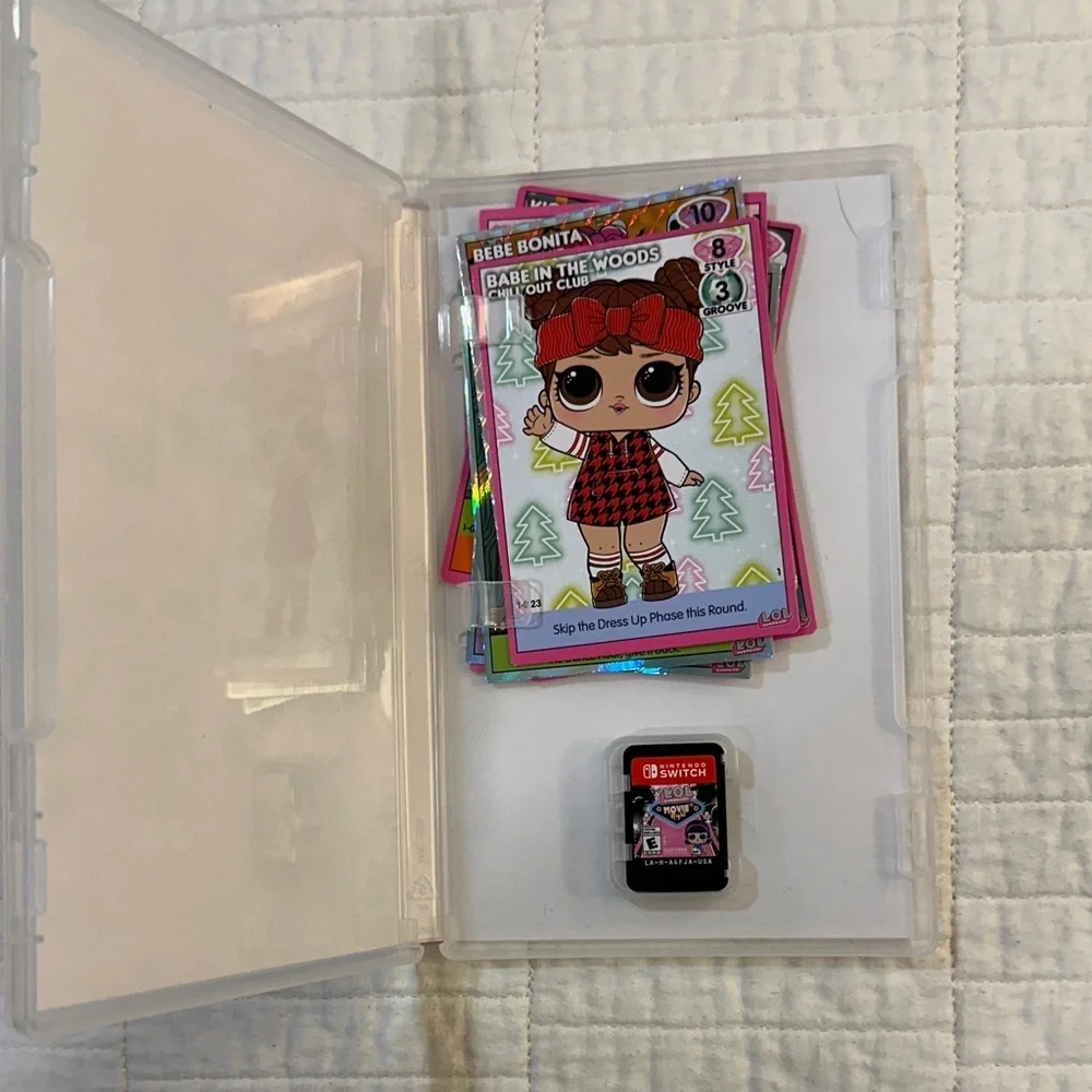 LOL Surprise Movie Night Nintendo Switch Game Trading cards